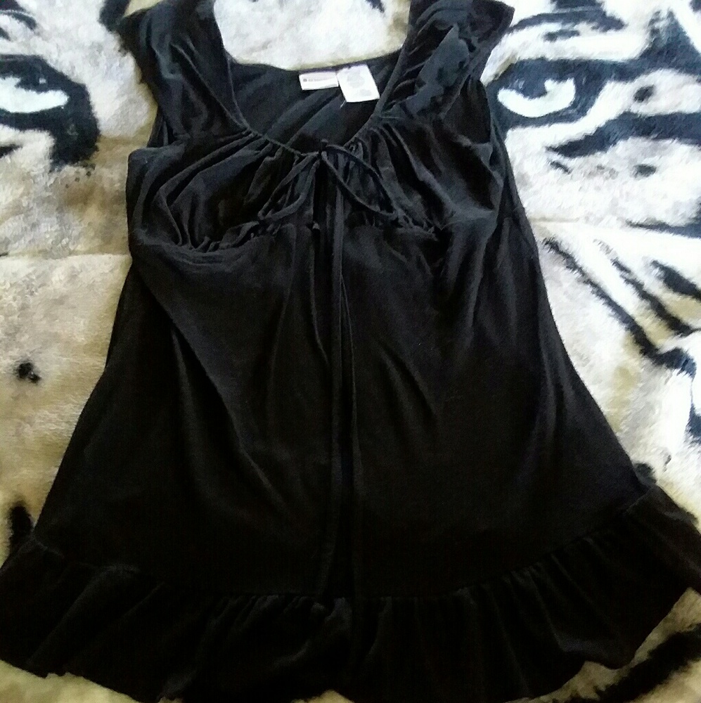 No Boundaries Stretch Ruffle Dress Top